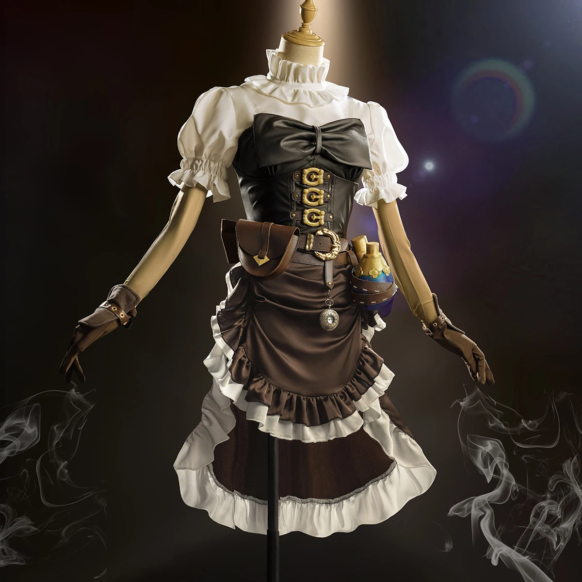 COS-KiKi Anime ta.com V Vera Nair nouilles umer Jeu imbibé Cosplay Costume Élégant Uniforme Halloween Party Outfit Femmes S-XXL