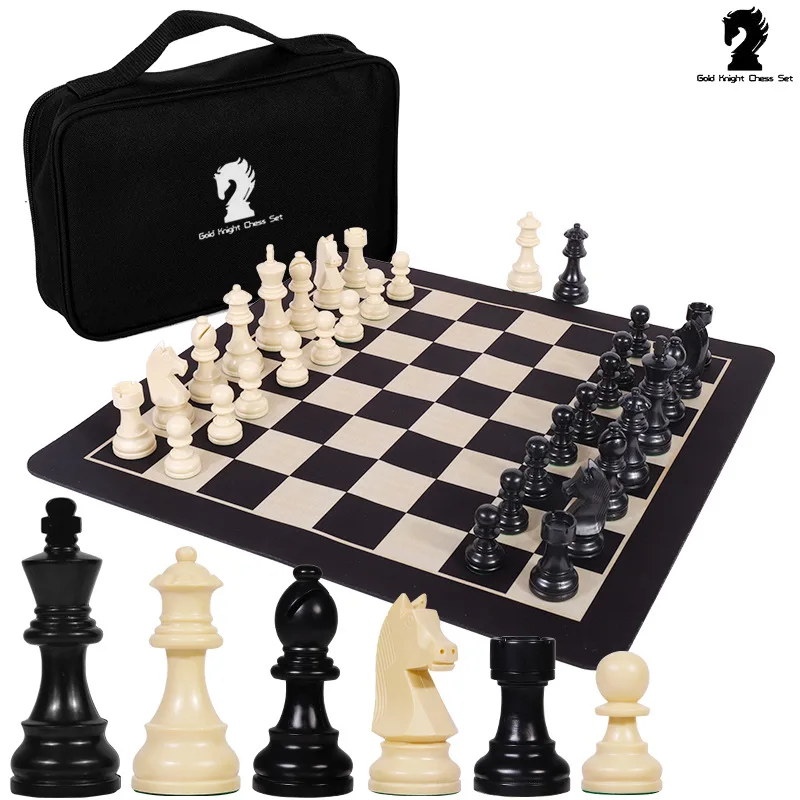 Chess Board Games Professional  Tables games Plastic for Beginners Educational Children Adults Magnetic Chess set luxury