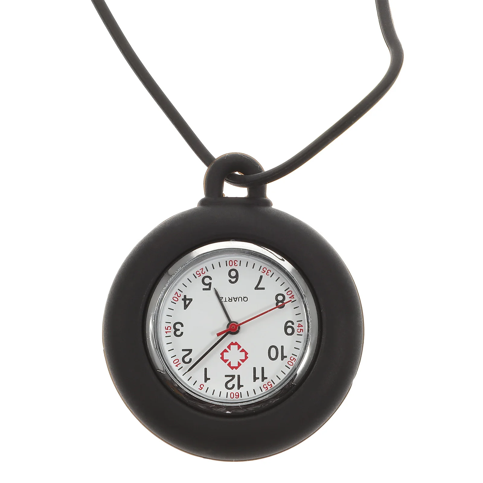 

Nurse Pocket Watch Medical Grade Silicone Hanging Timepiece with Lanyard for Men and Women Portable Round Nurse Watch Gift