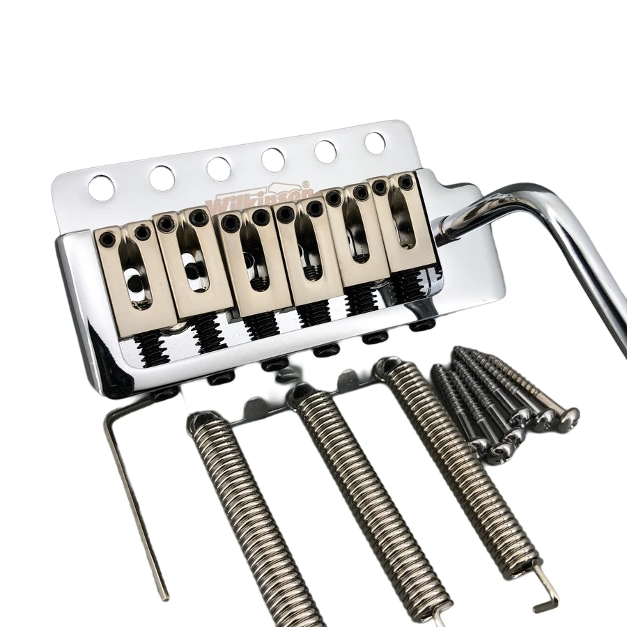 

Wilkinson Tremolo Guitar Bridge fixed 6 Screws ST Tremolo Chrome WOV09