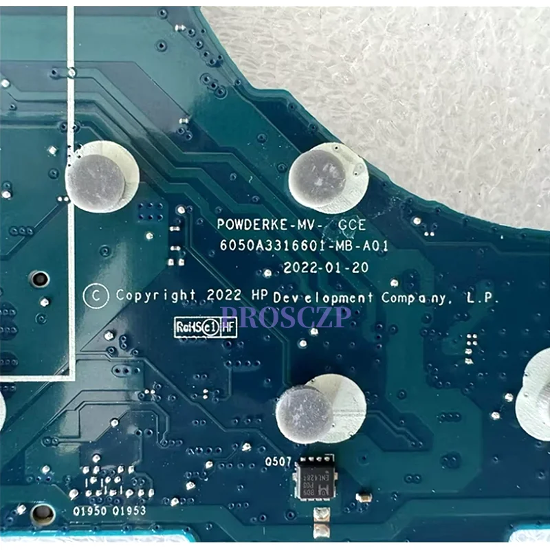 

6050A3316601-MB-A01 For HP EliteBook X360 1040 G9 Laptop Motherboard CPU: I5-1245U / I7-1255U RAM: 16GB N09309-601 Test OK