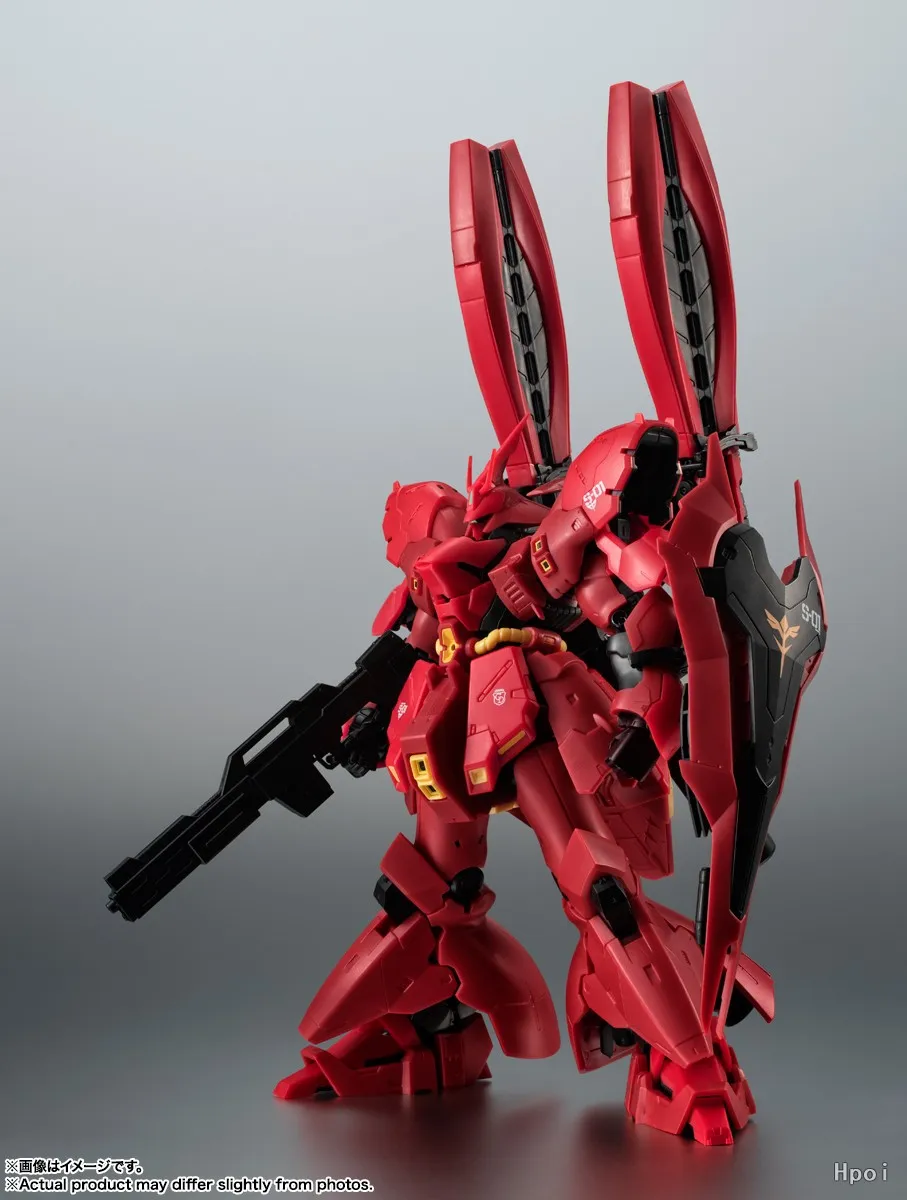Collezione regalo giocattolo modello mobile originale Bandai ROBOT Soul MSN-04FF Sazabi a doppia canna