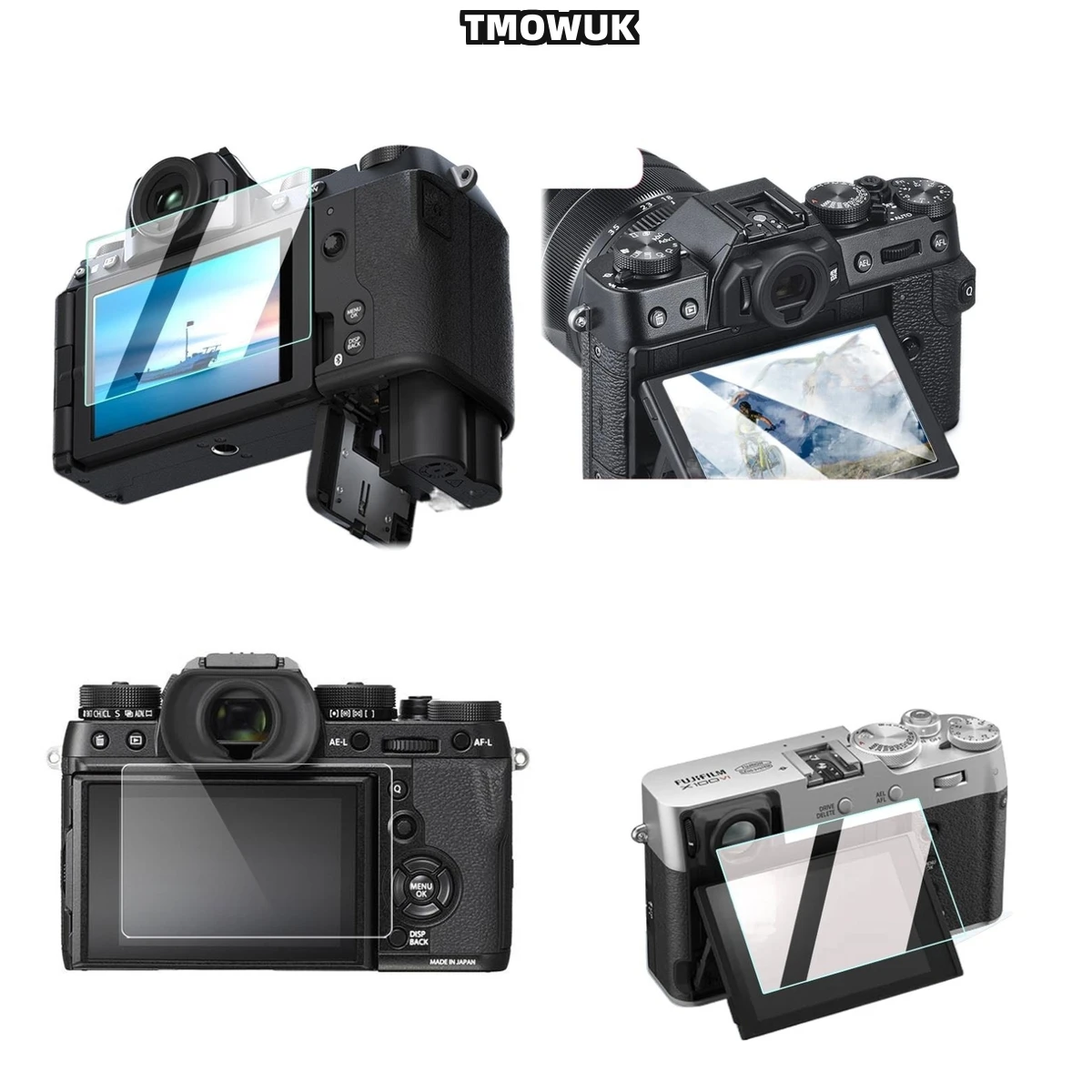 

For Fujifilm XT-5 XT-4 R50 R8 XS10 X-100V Pro3, Anti-Glare Screen Protector, Maximum Visibility In Sunlight.