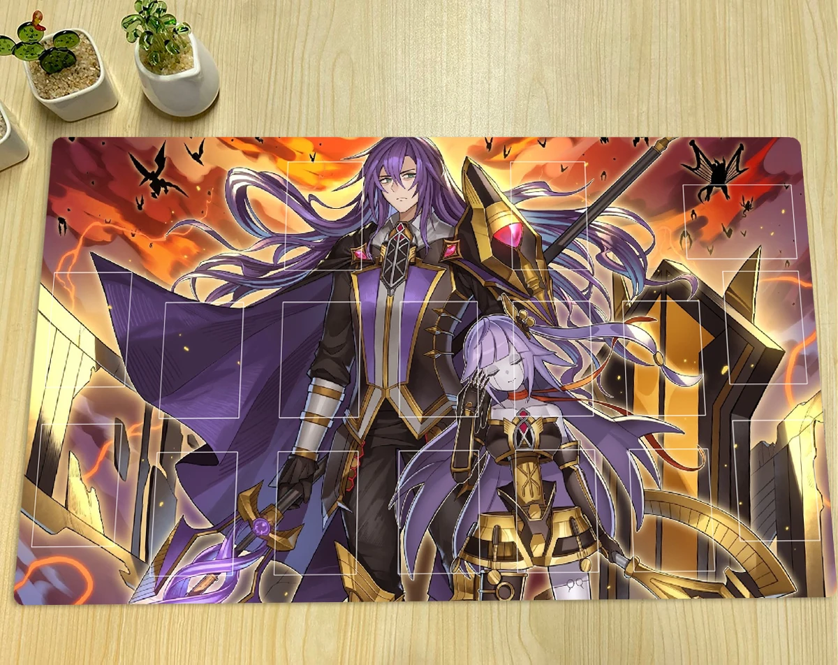 YuGiOh Playmat Galatea, The Orcust Automaton & Longirsu, The Orcust Orchestrator TCG CCG Trading Card Game Mat Mouse Pad & Bag