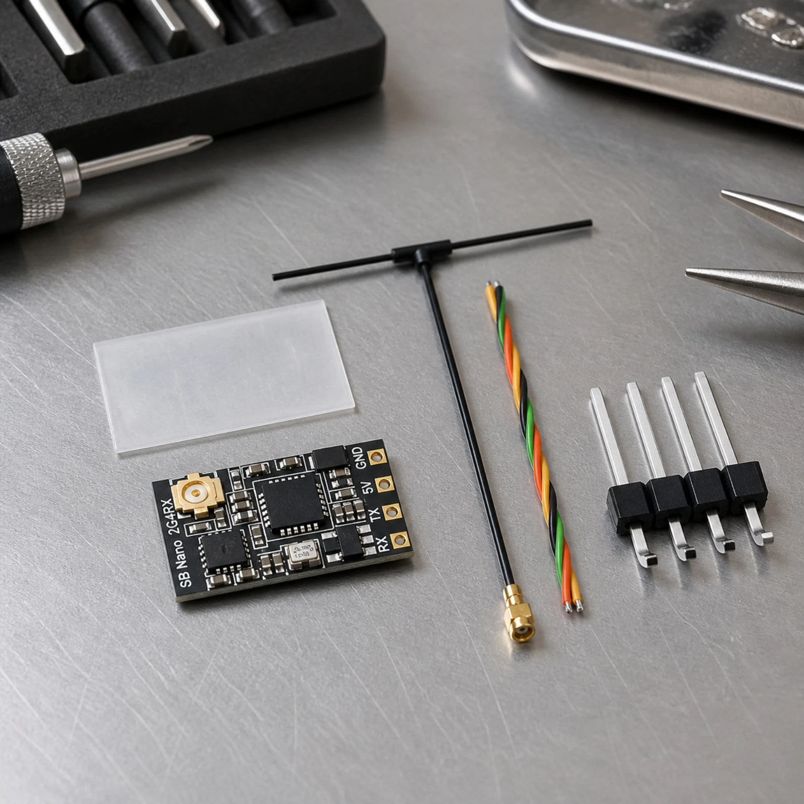 2.4 GHz ELRS FPV Receiver Module CRSF ELRS 2.4GHz Receiver Sleek Open Source for Radio-Controlled Aircraft