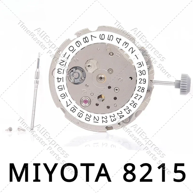 Miyota-Herramienta de reparación de reloj, accesorio mecánico automático, 21 joyas, fecha y ventana, piezas de repuesto, 8215, nuevo