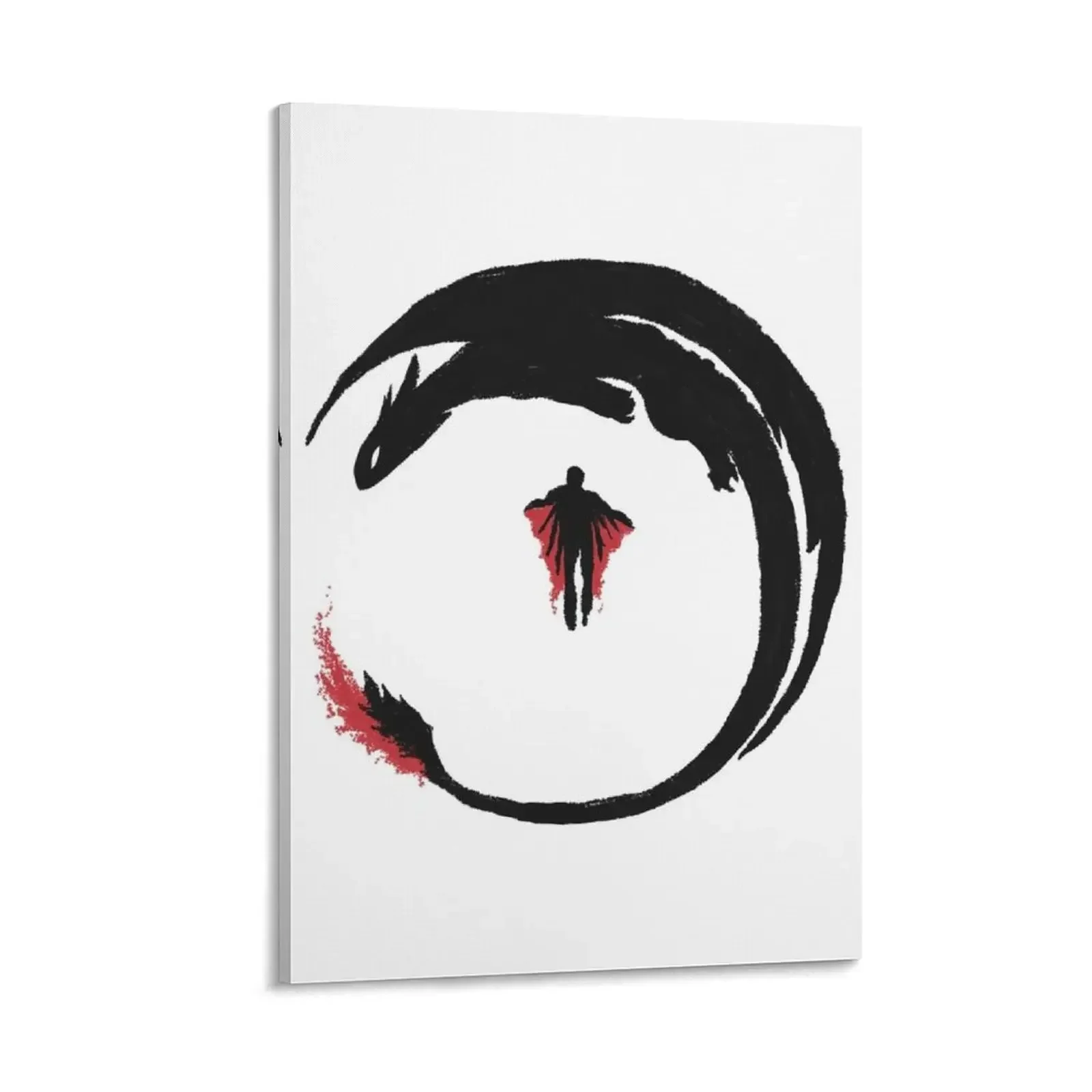 

Dragon Rider Canvas Painting wall frame for living room wall decoration painting interior paintings decoration aesthetic
