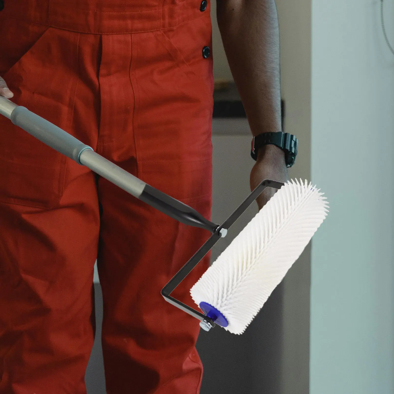 Self Leveling Screed Spiked Roller Defoaming Supplies Accessories for Latex Floor Roller Epoxy Paint Construction Bubble Remove