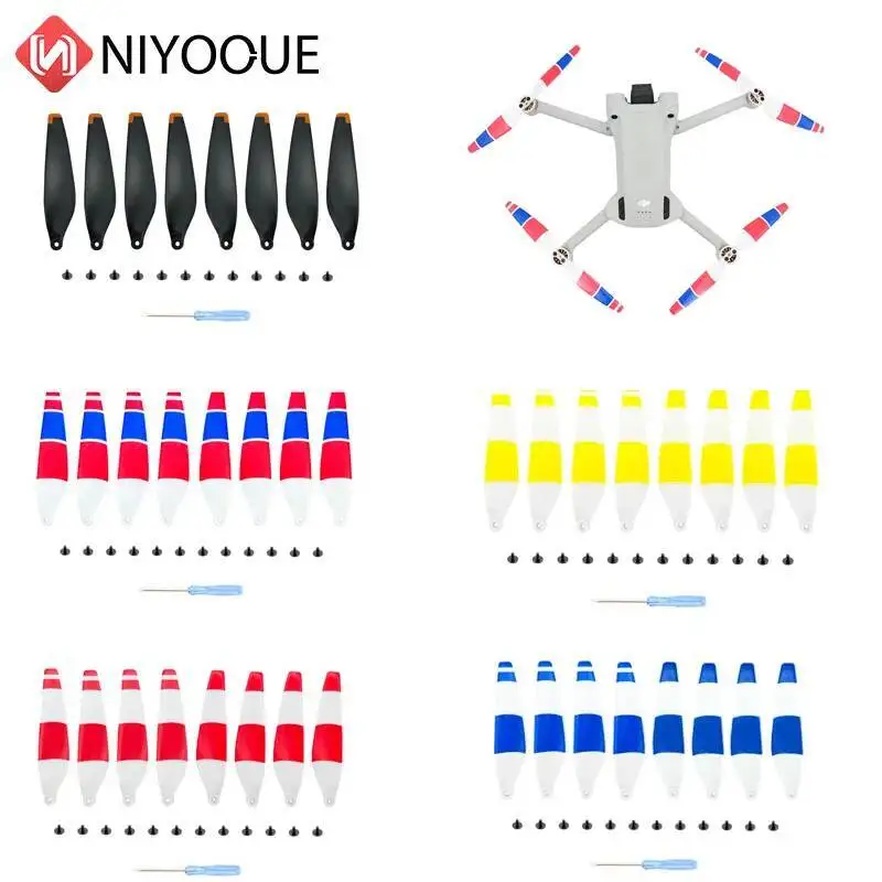 المروحة لطائرة DJI Mini 3Pro بدون طيار سريعة الإصدار قابلة للطي أجزاء استبدال شفرات منخفضة الضوضاء الدعائم Mini 3 Pro