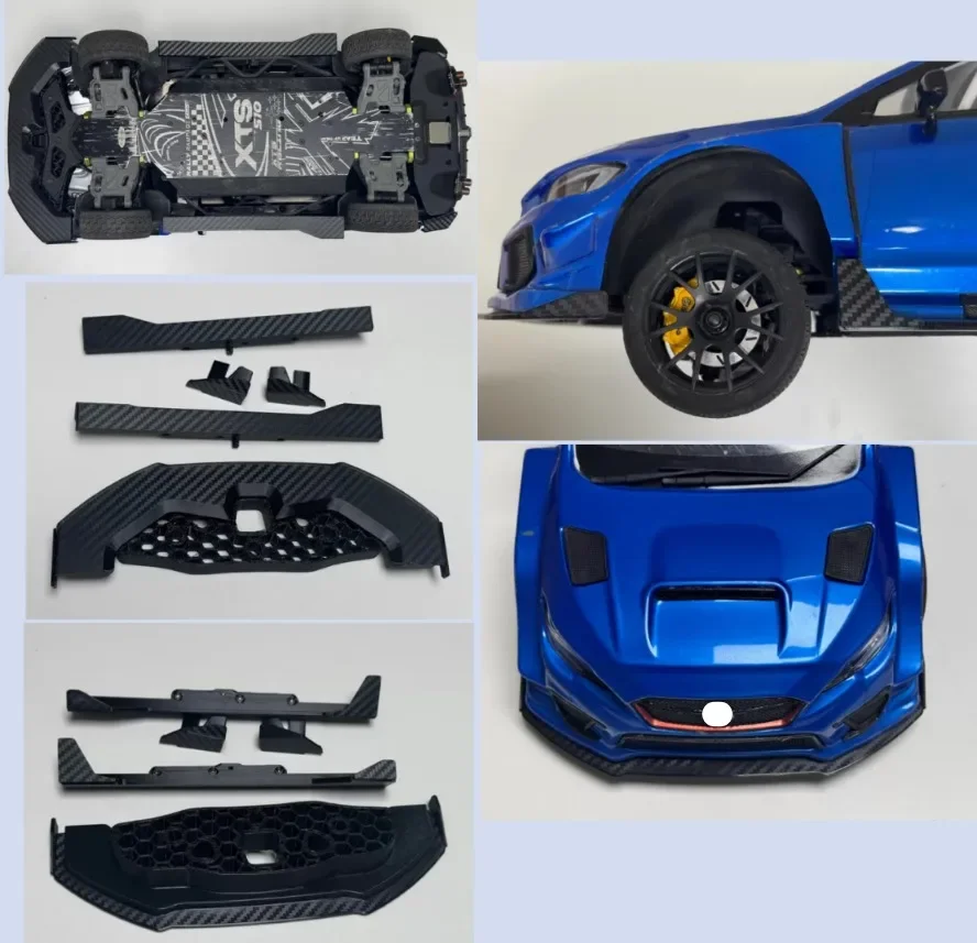 RC Simulated Brake Caliper Decor Parts For Rlaarlo XTS-S10 Matches 32/37.5mm Diameter Disc Rail wing Custom Upgrade Accessories image 3