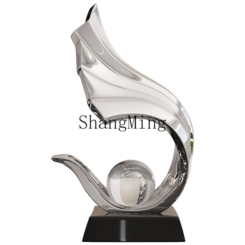 

DSA wine cabinet decoration office decoration light luxury high-end living room TV cabinet wind and water resin ornament