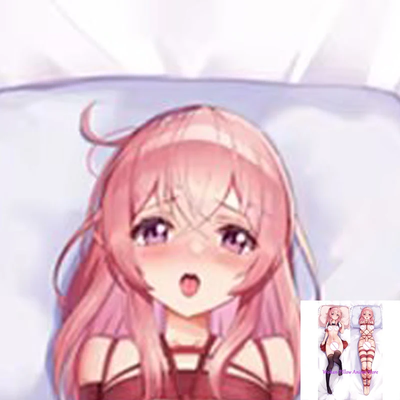 

Dakimakura Anime Pillow Cover Sajuna Inui Double Sided Print Life-size Halloween Christmas Decoration