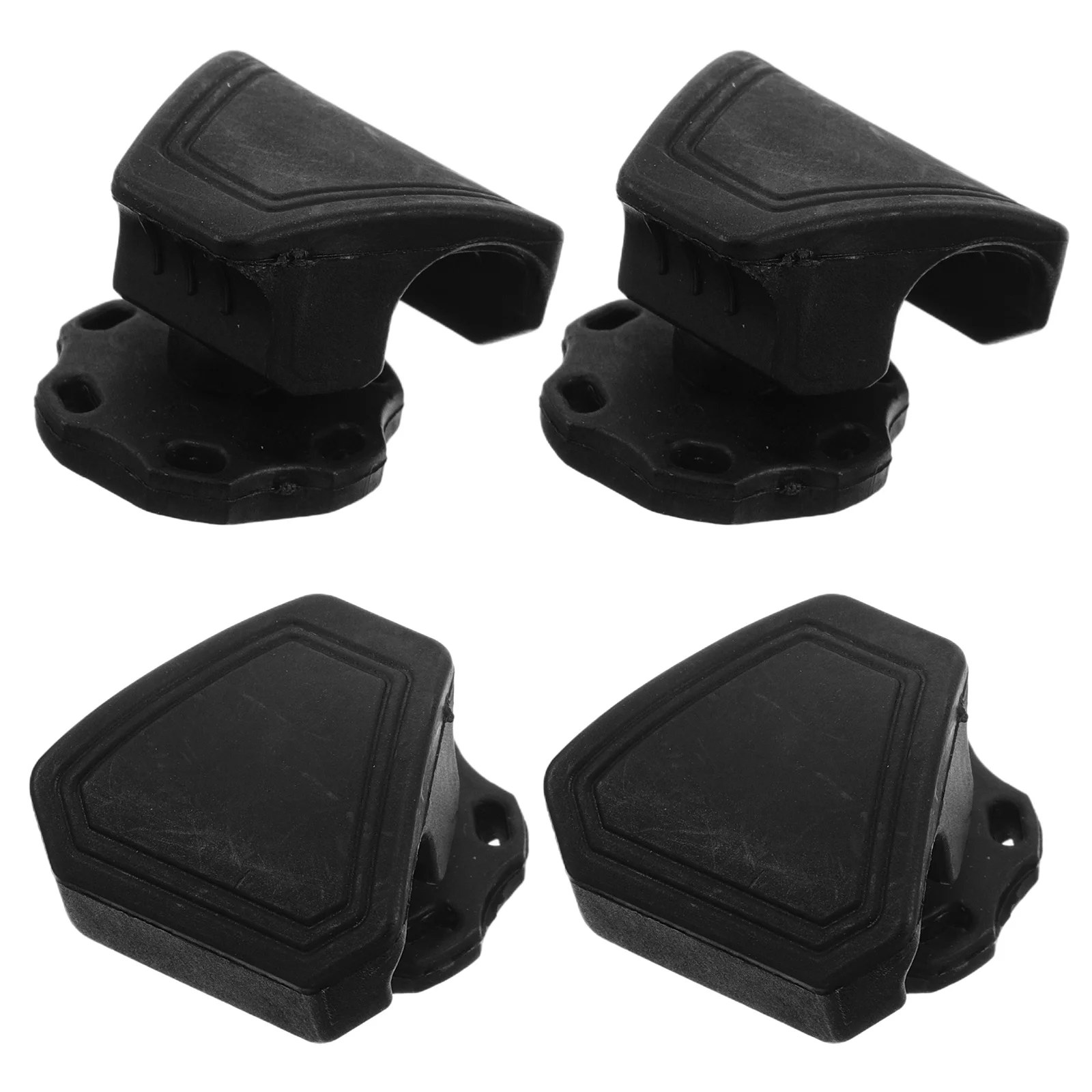 

4Sets Football Visor Fasteners Clip Screw Nut Kit Black Plastic Hardware Secure Repair Stabilization System