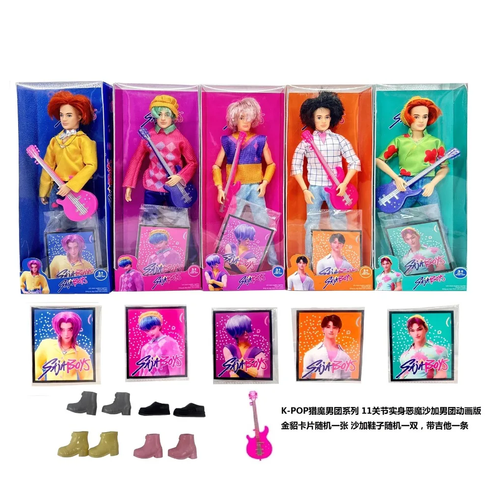 

Новая кукла-игрушка Kpop Demon Hunter, аниме, фигурка злодея, Сабе, мальчик, мужская группа, кукла для девочек, коллекция мультфильмов, подарок на день рождения