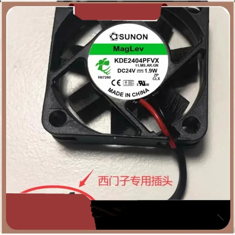 New Cooler Fan for SUNON KDE2404PFVX 24V 1.9W 4CM 4010 Frequency Converter Silent Cooling Fan 40*40*10mm