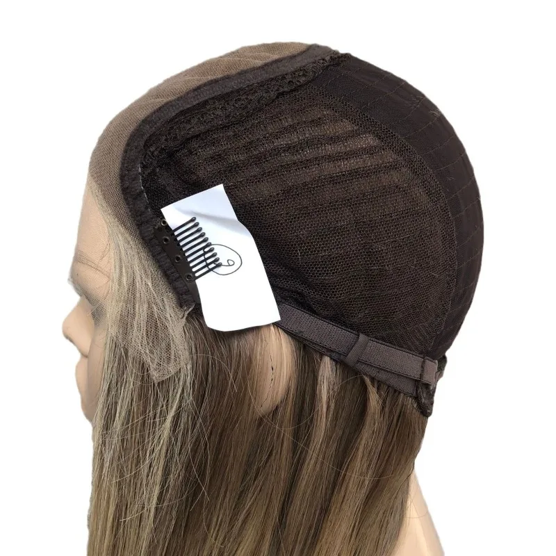 غطاء شعر مستعار نسائي حقيقي على الموضة غطاء شعر لين قبعة S
