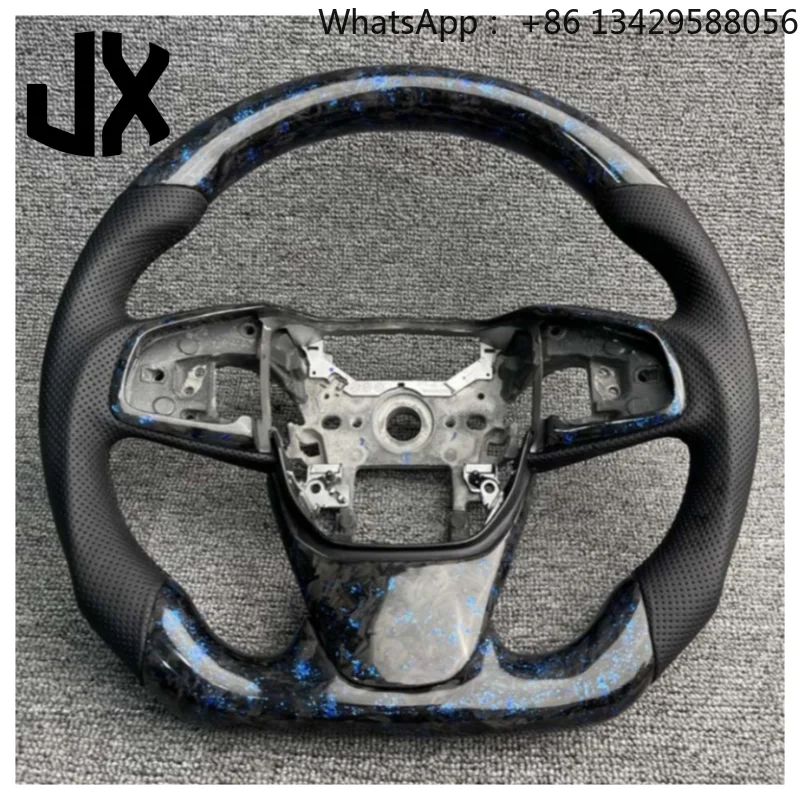 Sport Style Unique Design Carbon Fiber Car Steering Wheel for Honda Civic 11th Gen Perforated Leather Steering Wheel