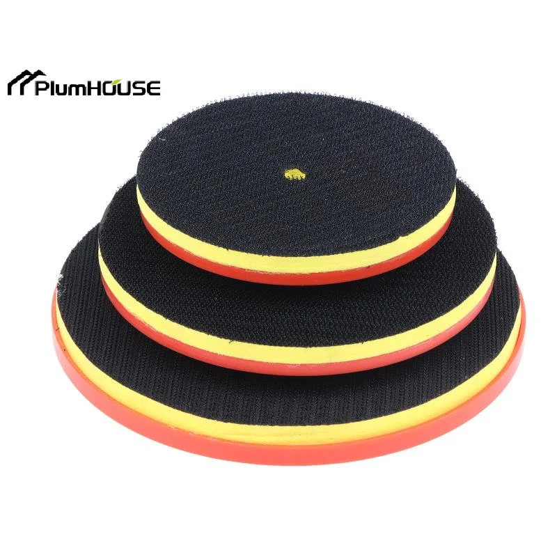 Snail Lock Snap Foam Back-up Pad With Plastic Base For Connection Of Angle Grinder And Polishing Pad With Snail Lock