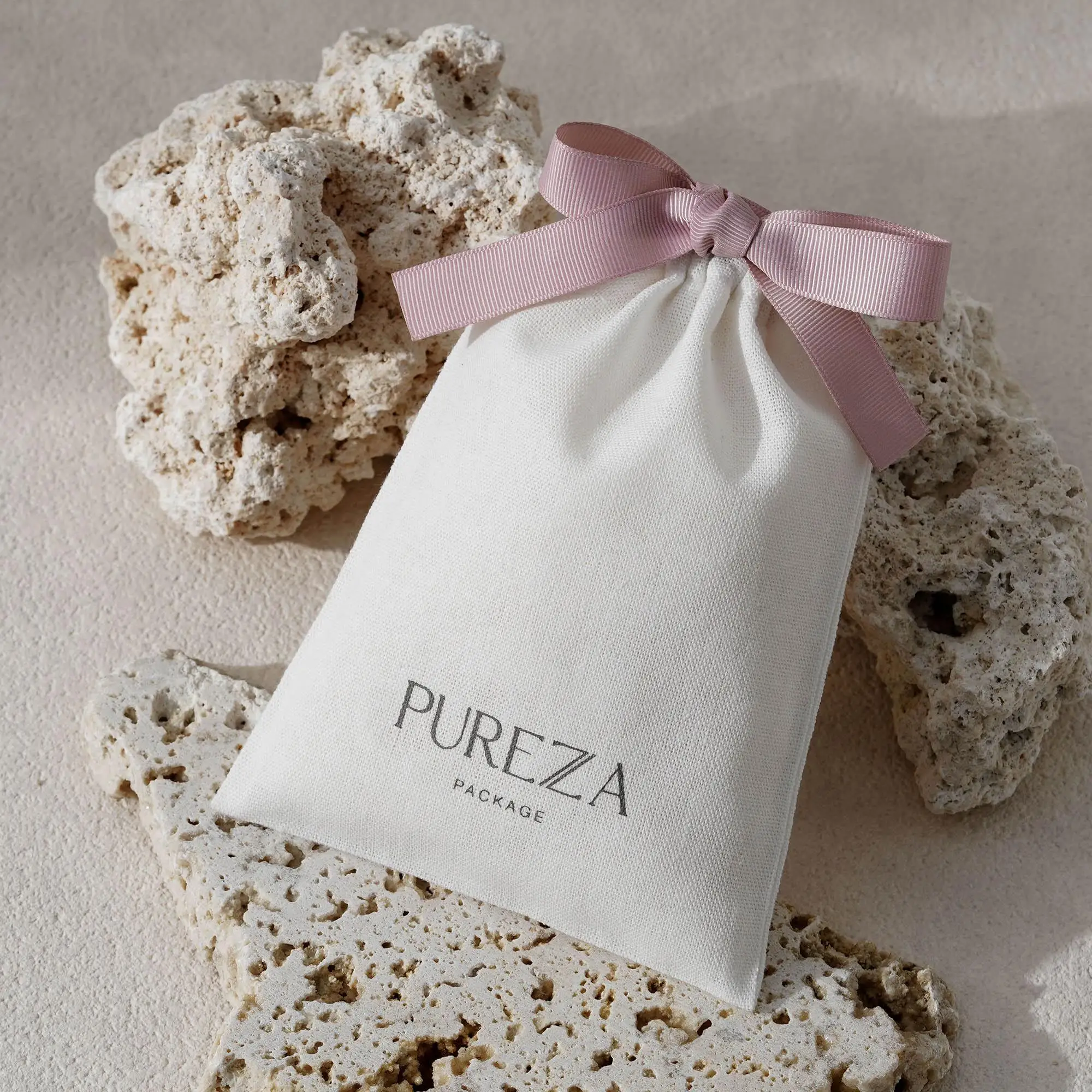 Bolsa de Algodón con Cordón, E - Luxury Skincare Packaging reseña y precio