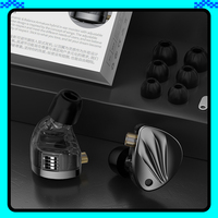 KZ Krila IEM 1DD+1BA High-end Tunable Balanced Armature In Ear HiFi Earphone Monitor Headphone Cancelling Earbuds