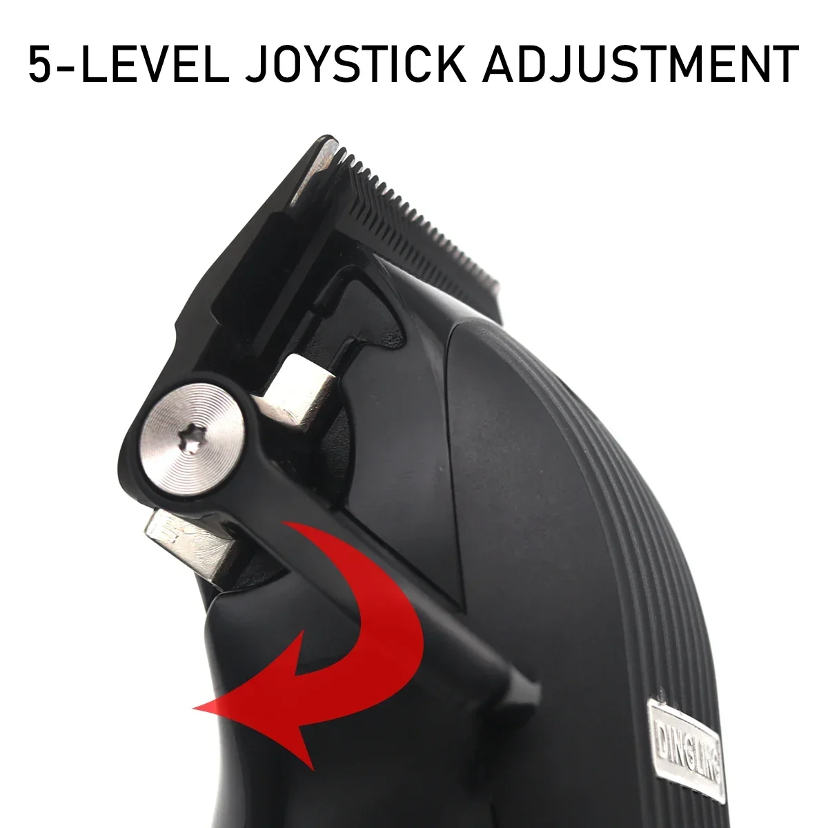 Professional Hair Clipper for Men DLC Blade LED Display Cordless USB Interface Ceramic Blade Hair Trimmer Haircut Machine