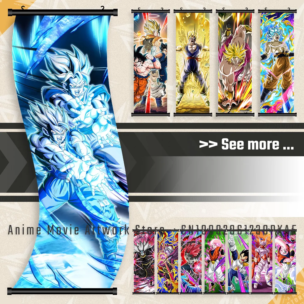 

Dragon Ball Home Decoration Hd Prints Hanging Painting Son Goku Wall Art Canvas Scrolls Pictures Anime Poster For Bedroom Decor