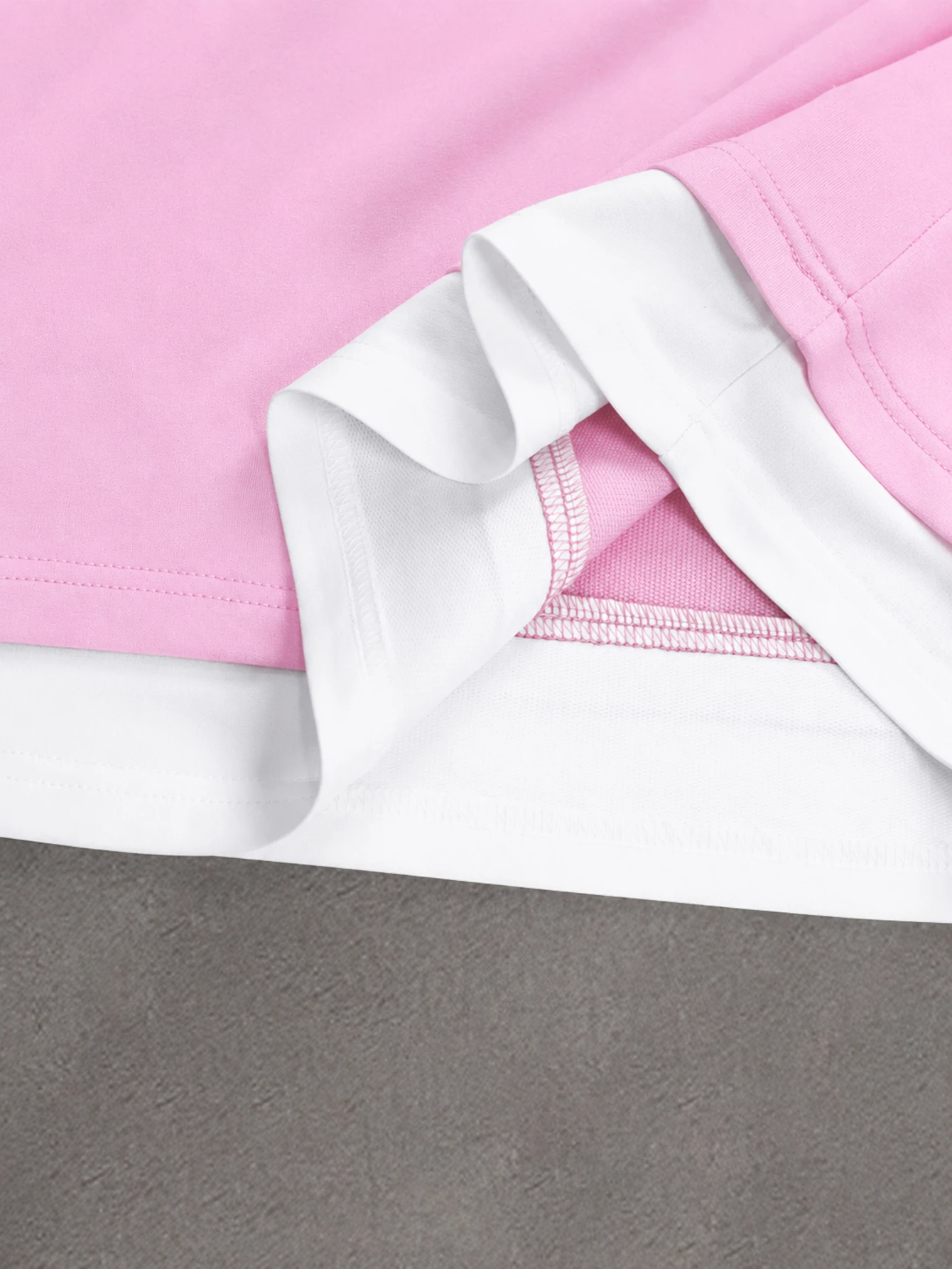 Herren- und Damen-T-Shirt mit Langen Ärmeln, Zweiteiliger Optik, Stern-Logo, Kursivdruck, Mehrlagiger Rundhalsausschnitt, Y2K Hip-Hop Streetwear, Oversized-Top – Detail 22
