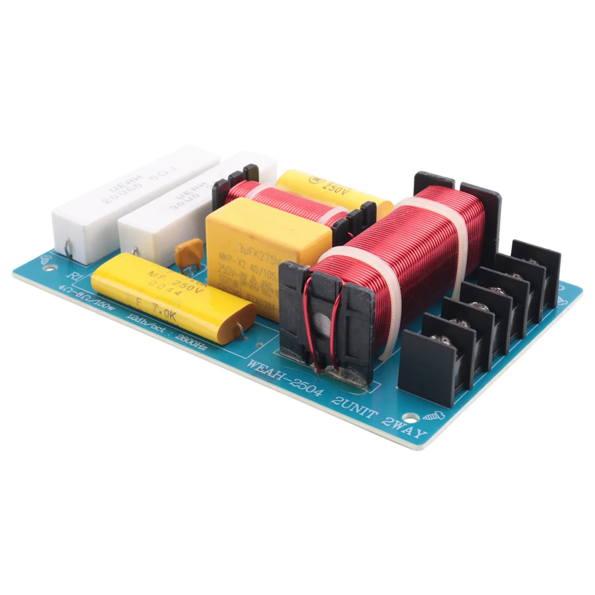Friendly!350W 2-Way Audio Speaker Crossover 3200Hz High and Low Frequency Divider Hifi High Fidelity Crossover Filter