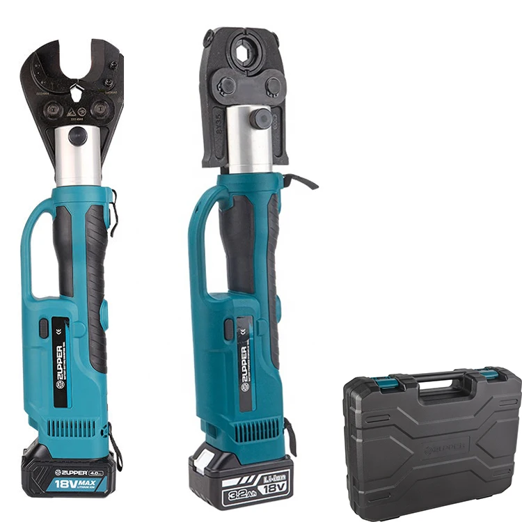 

PZ-400C Hydraulic Powered 2-in-1 Crimping Clamp Cable Crimping Tool Copper Charging Cable Cutter Tool