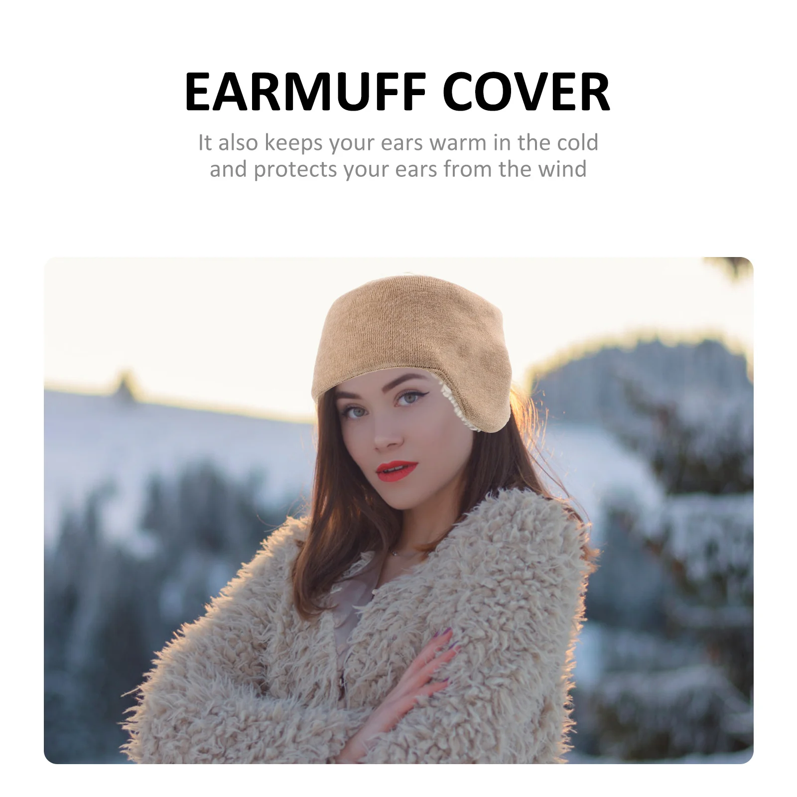 Noise Insulation Earmuff Ear Warmer Cover Comfortable Lightweight Headband Suitable for Sleeping Home Outdoor Use