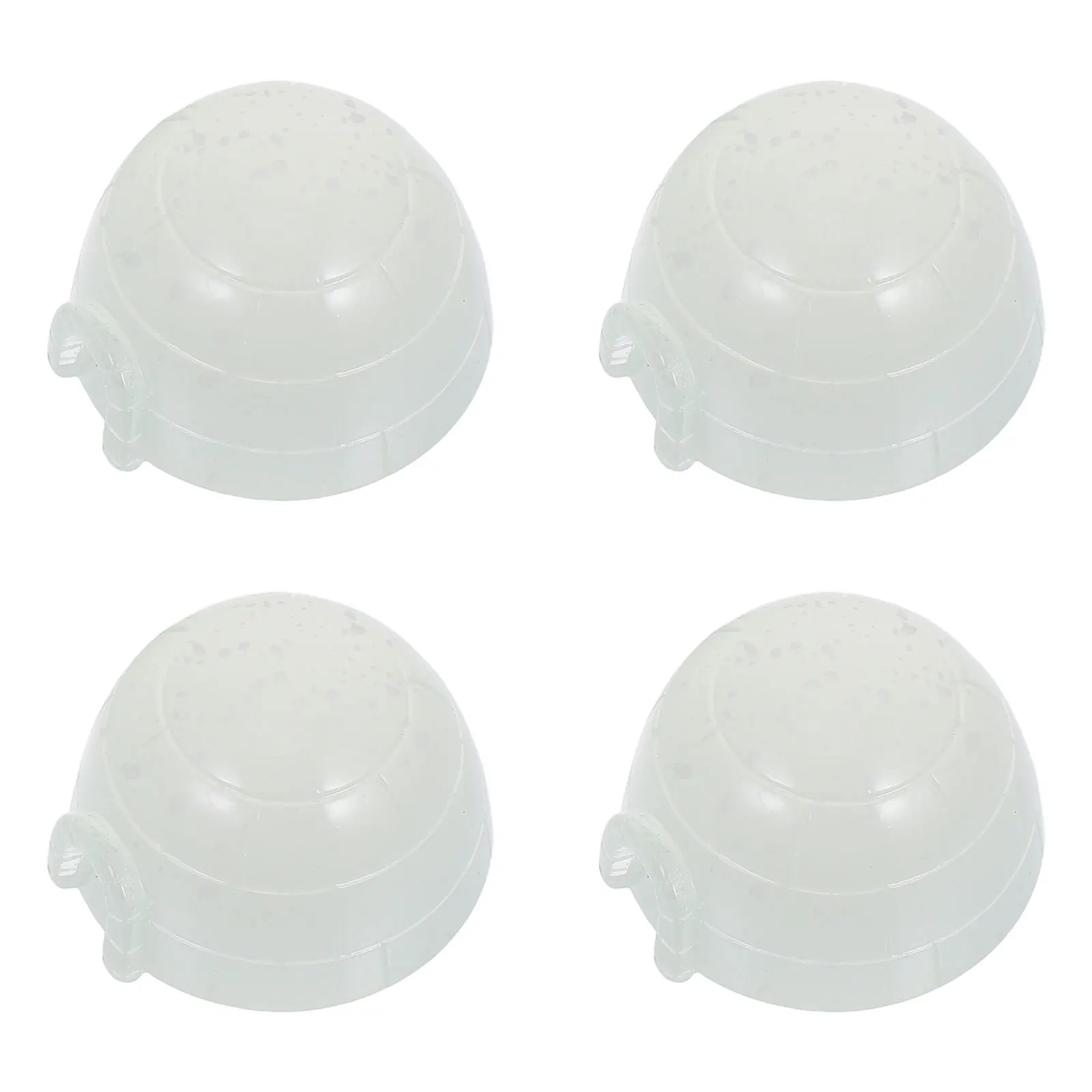 

4 Pcs Resin Igloo Statue Mini Sculptures Home Decor Luminous Accessories Micro L scape Decor Exquisite Craftsmanship