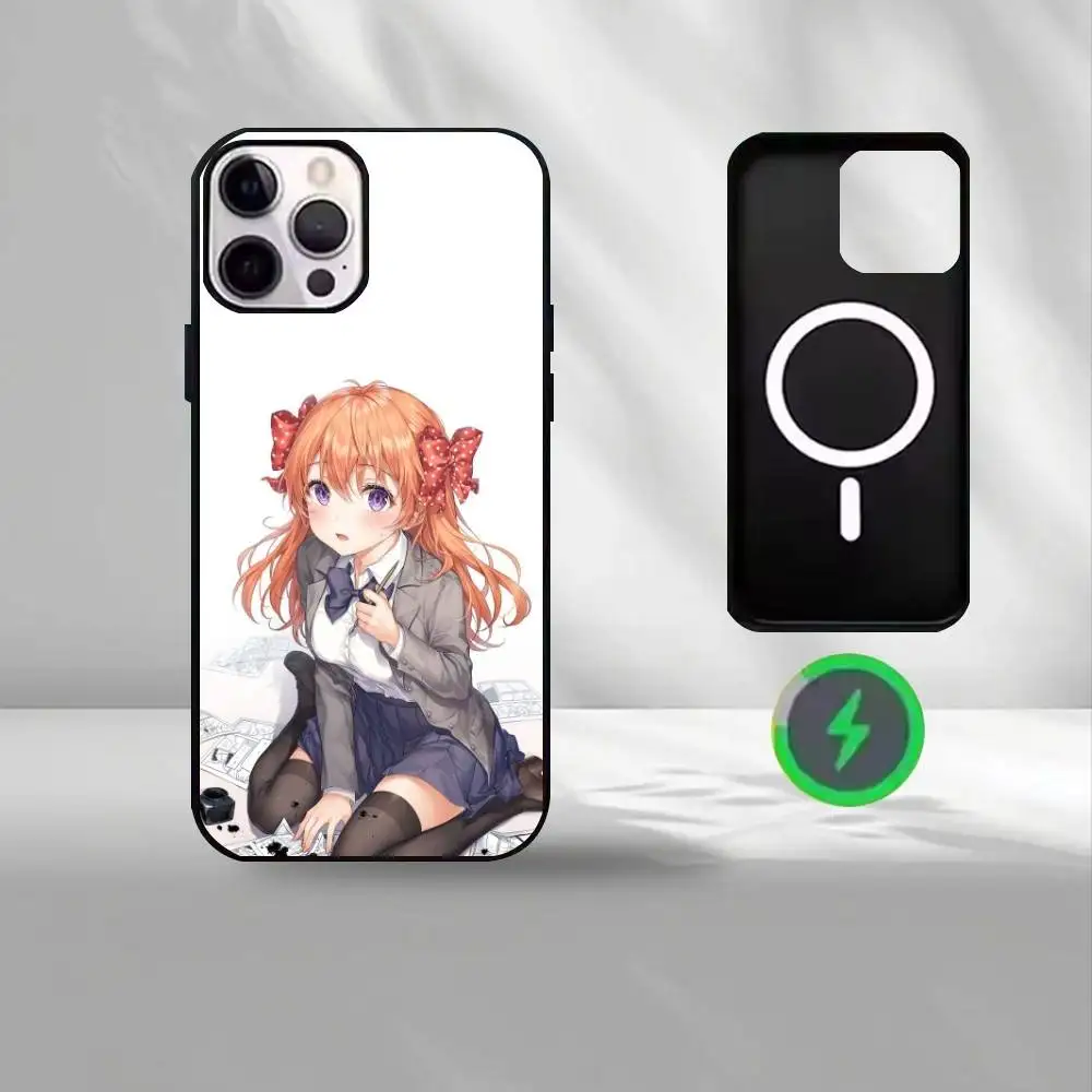 Funda de teléfono G-Gekkan Shojo Nozaki-kun para iPhone17,16,15,14,13,12, funda protectora de carga inalámbrica, funda suave