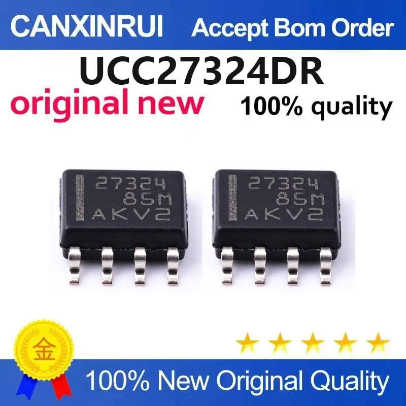 (5pcs-100pcs)Brand new original UCC27324DR SOIC-8 dual 4A high-speed low side power MOSFET driver chip