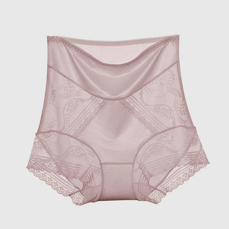 Intimo donna Raso calzoni para mujer Vita alta ropa interior femenina Butt Lifting lenceria Pizzo bragas Mutandine taglie forti