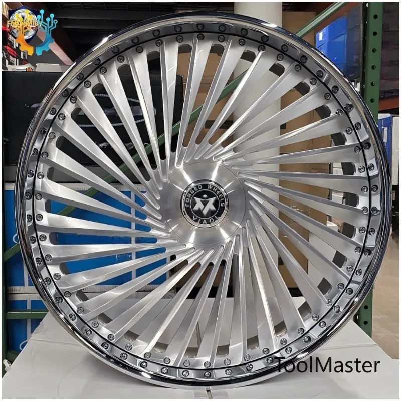 【2026】2 Piece 20 21 22 23 24 26 Gold Chrome Deep Lip Forged Wheels Fit For Chevrolet Impala Pontiac Oldsmobile Forgtoss