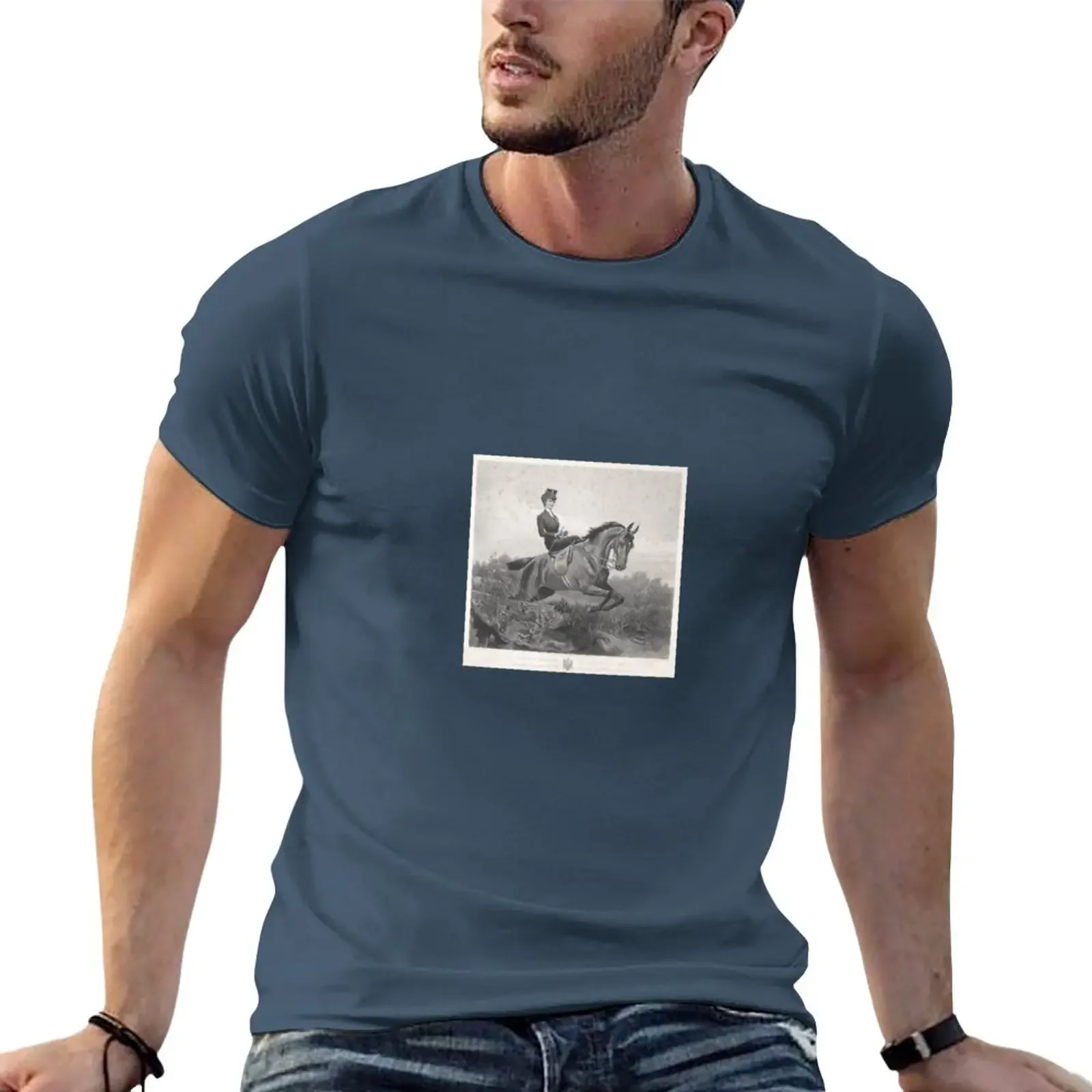 Empress Elisabeth of Austria on horse – Sisi Sissi T-Shirt sports fans anime clothes mens t shirts casual stylish