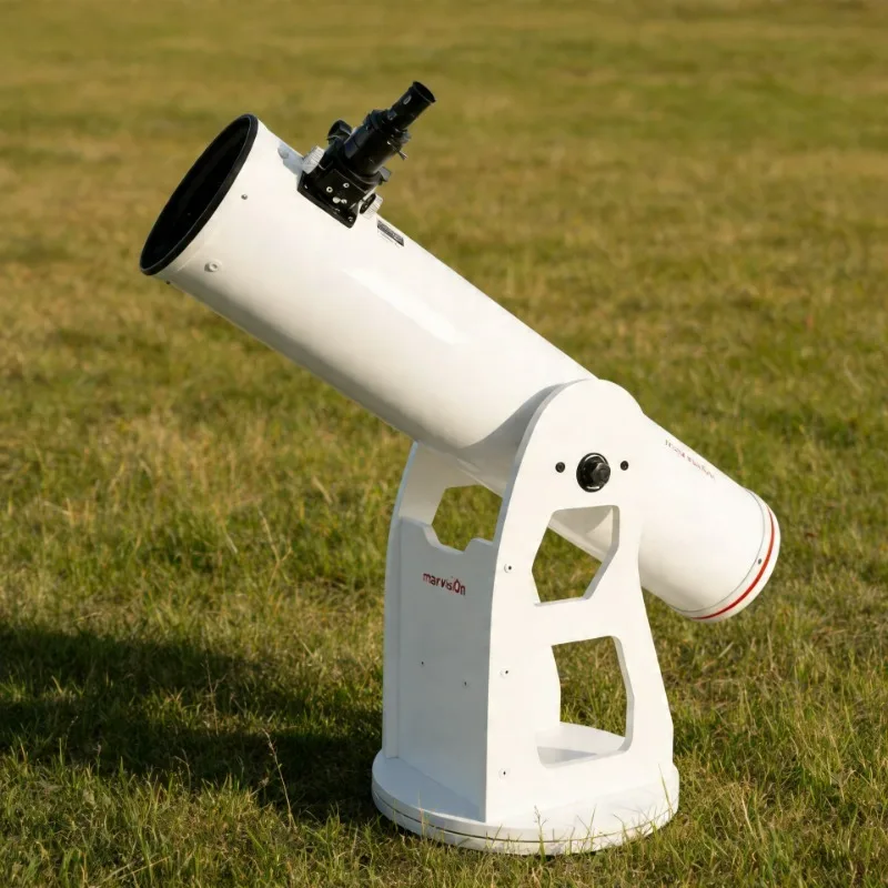 Maxvision 8-inch Dobsonian Telescope with Wooden Floor Stand Parabolic Reflector Newtonian Reflector F6 for Astronomical Observi