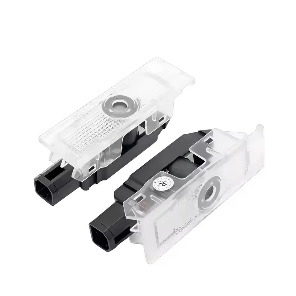 2Pcs LED 퍼들 경고 표시등 전구 도구 액세서리 (닷지 챌린저 2008-2019 SRT 데몬 2013-2019 차량 도어 웰컴 라이트용) 썸네일 3