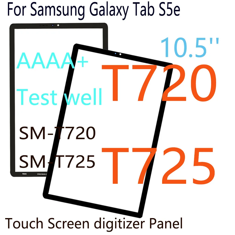 10.5 ”für Samsung Galaxy Tab S5e T720 T725 SM-T720 SM-T725 Touchscreen Digitizer Äußere Glas Panel Objektiv Ersatz Teil