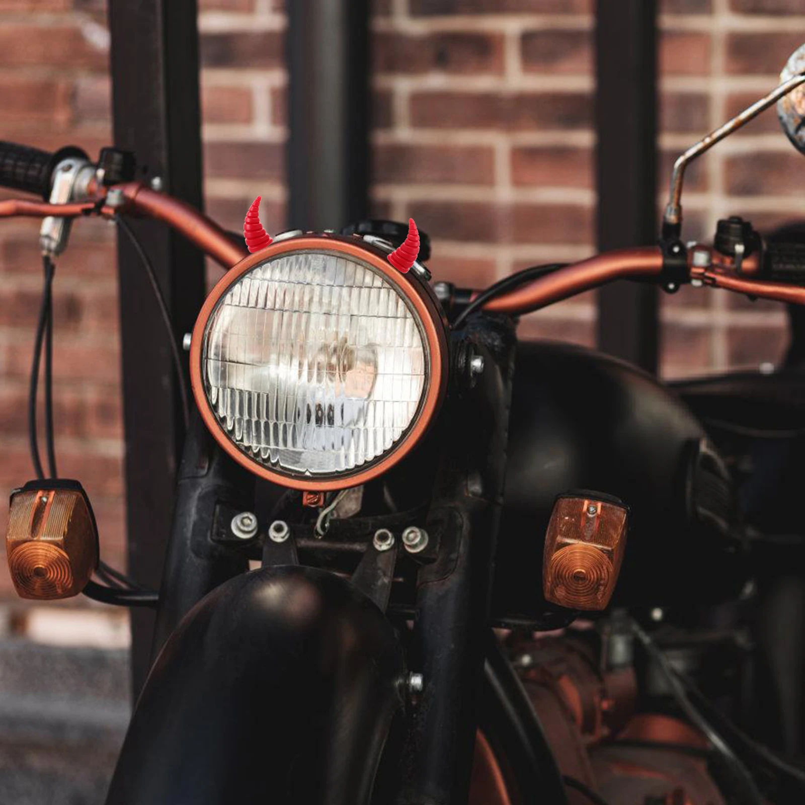 

2 шт., рога дьявола быка, клейкий декор для мотоцикла, велосипеда, лыж, сноуборда, украшение, аксессуар, Стайлинг автомобиля