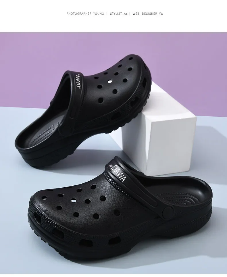 

Summer men's and women's fashionable casual home slippers sandals outdoor anti slip comfortable beach shoes hiking fishing shoes