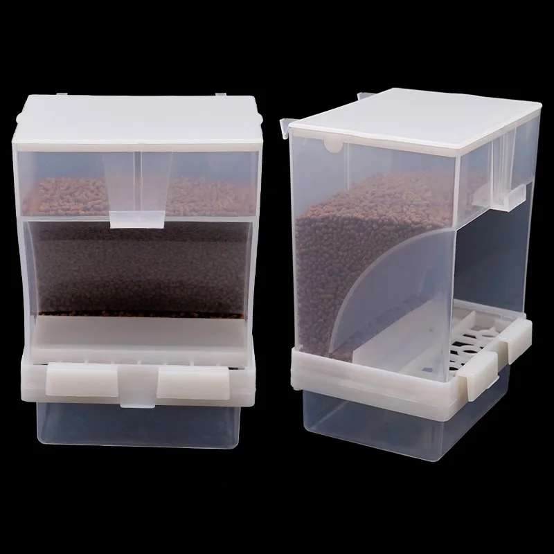 1PC Automatic Parrot Feeder Anti-Spill Transparent Bird Food Box Clear Feeding Device for Parrots Durable Bird Feeding Box - Image 4