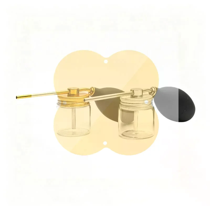 1Pcs Talc Fiber Talcum Powder Blower Puffer Hair Loss Hair Building Fiber Spray Applicator Hair Salon Powder Spray Bottle