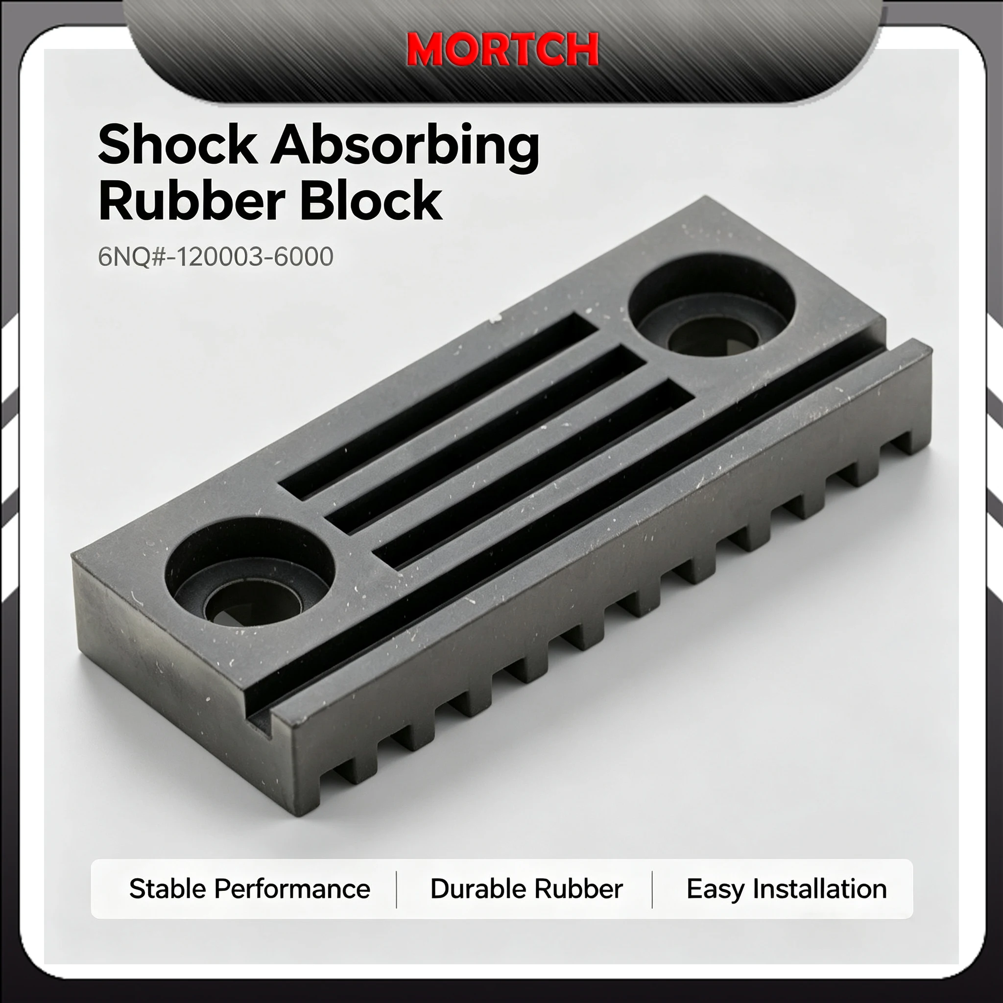 Motorcycle Rubber Buffer Damper Block 6NQ#-120003-6000 Shock Absorbing Rubber Cushion Compatible With CFMoto 450SR 800NK 650GT
