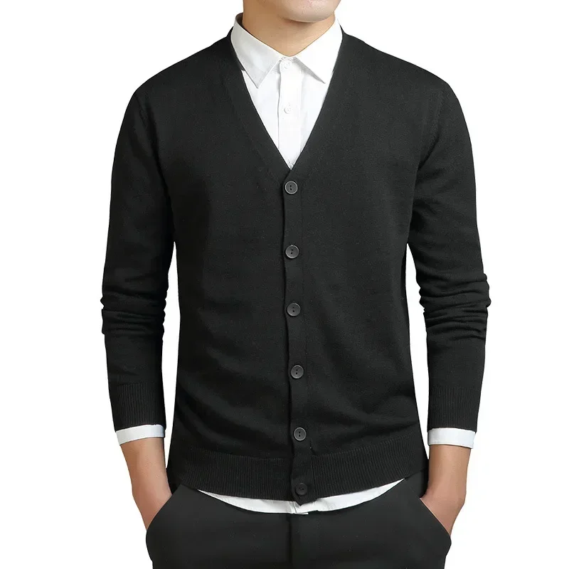 

MRMT 2025 Brand New Men's Sweater Jackets Cardigan Cotton V-neck Men Sweaters Overcoat for Male Thin Knitted Man Sweater Coat