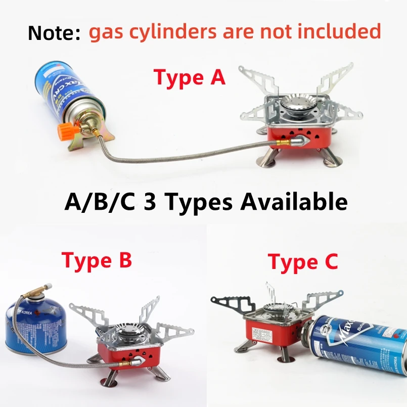 Outdoor Mini Gas Stove Portable Folding Cassette Burner Camping Stove Picnic Cooker Hiking Survival Furnace Tourist Equipment