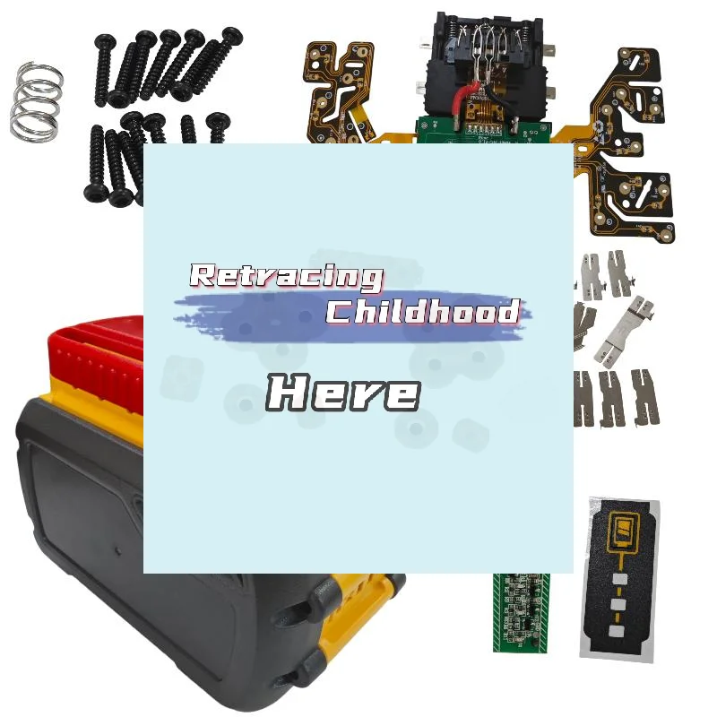 

1 Set 9Ah 12Ah 15Ah 15 Cell 21700 For DCB612 DCB547 60V/54V 20V Lithium Battery Kit Housing BOX Case Shell-TOY