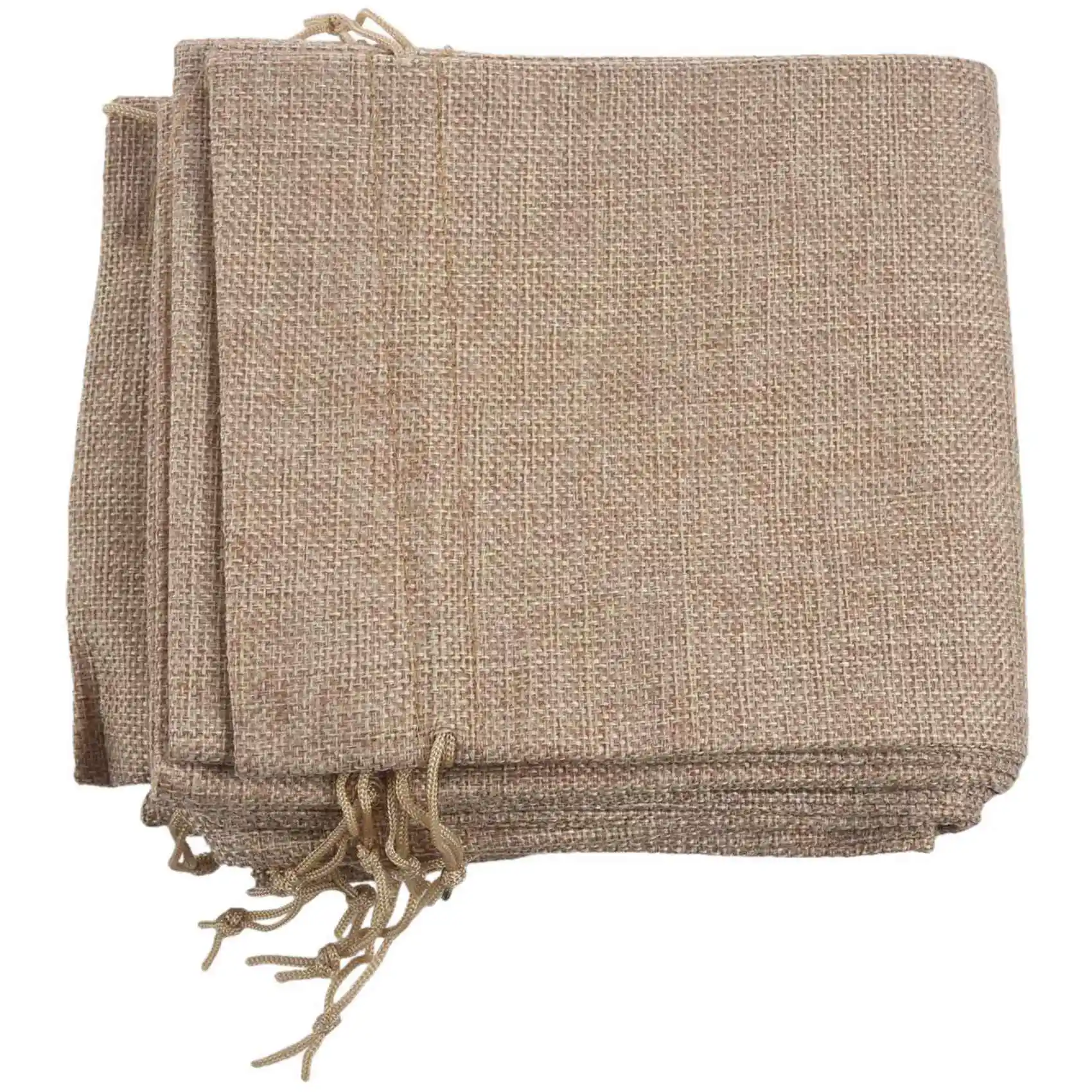 

ABSE-40 шт. джутовые винные пакеты, 14 х 6 1/4 дюйма, подарочные пакеты для бутылок гессианского вина с шнурком