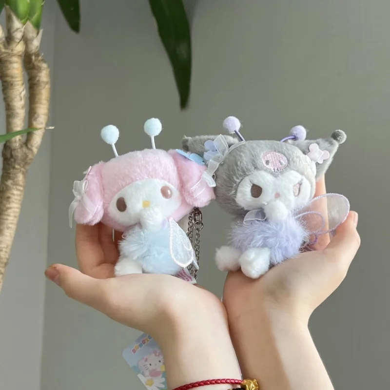 سانريو الهمس زهر الميدان كورومي سينامورول KT بلدي ميلودي أفخم المفاتيح kawaii زهرة الميدان كيتي دمية ناعمة حقيبة العرافة هدية