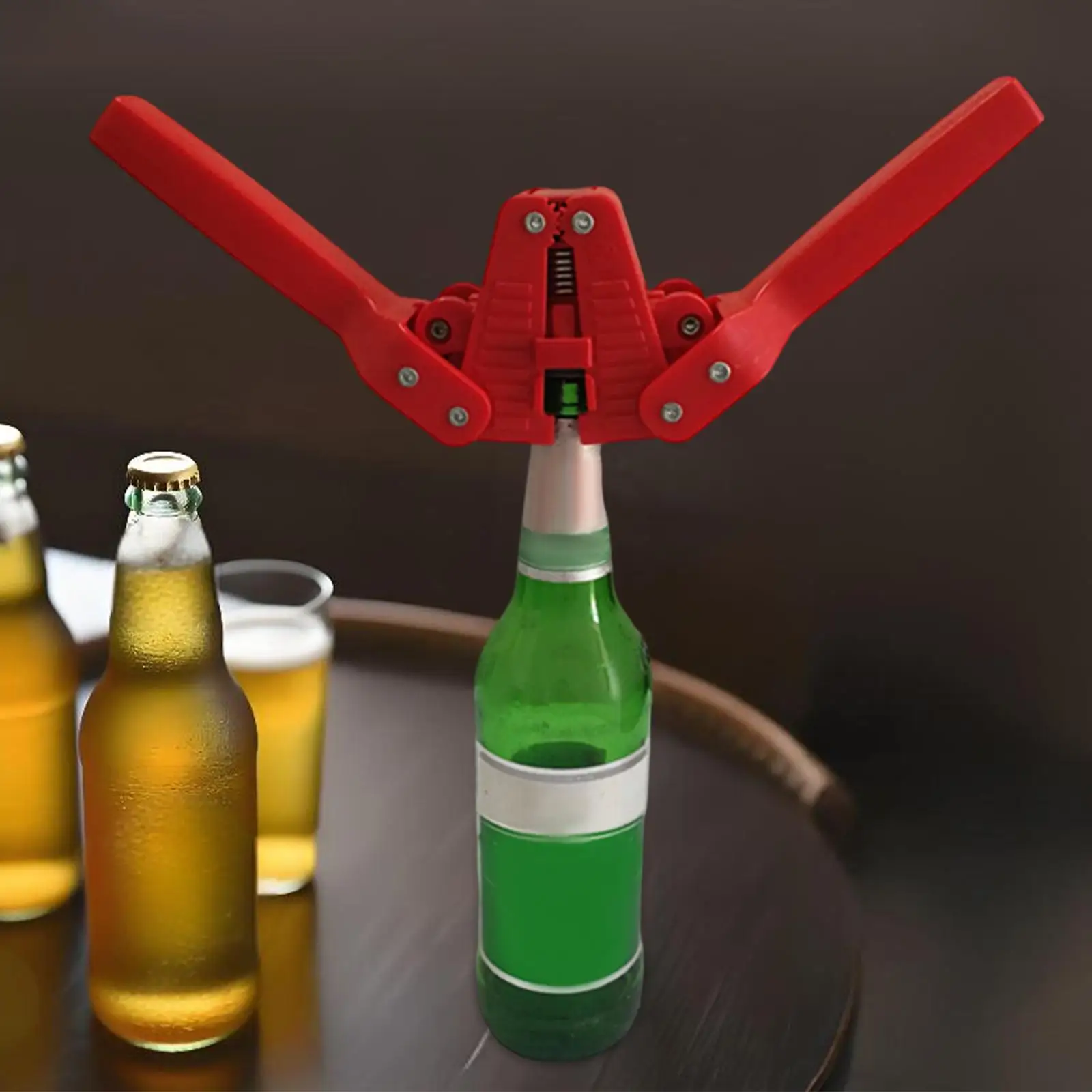 2x Bottle Capper Tools, for Home Brewing, Twin Lever Hand Tools, Beer Bottle Cap Capper Crimper for Lemonade Glass Bottles